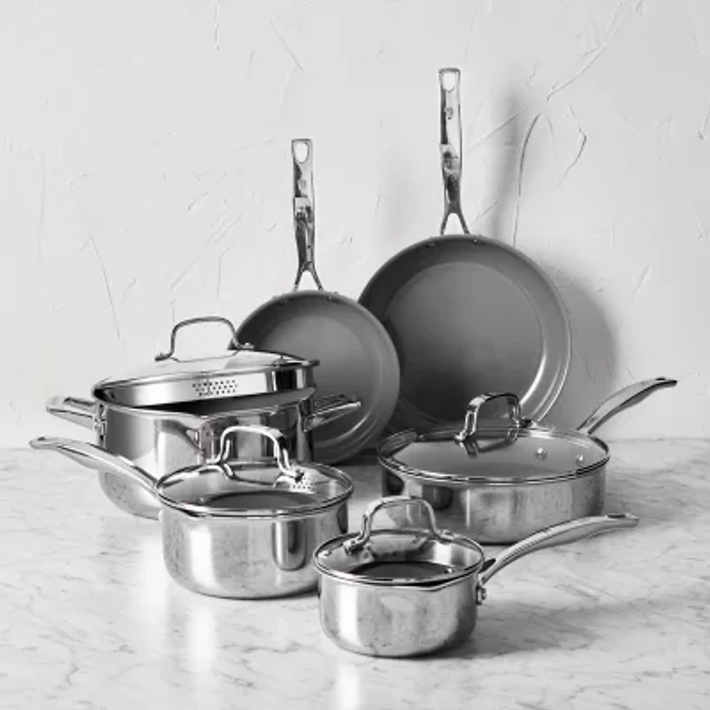 Henckels Stainless Steel 10-pc. Cookware Set