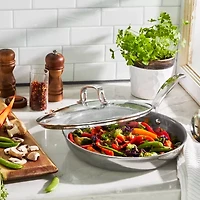 Henckels Stainless Steel 10" Frying Pan with Lid