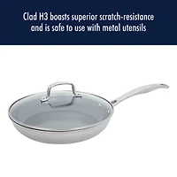 Henckels Stainless Steel 10" Frying Pan with Lid