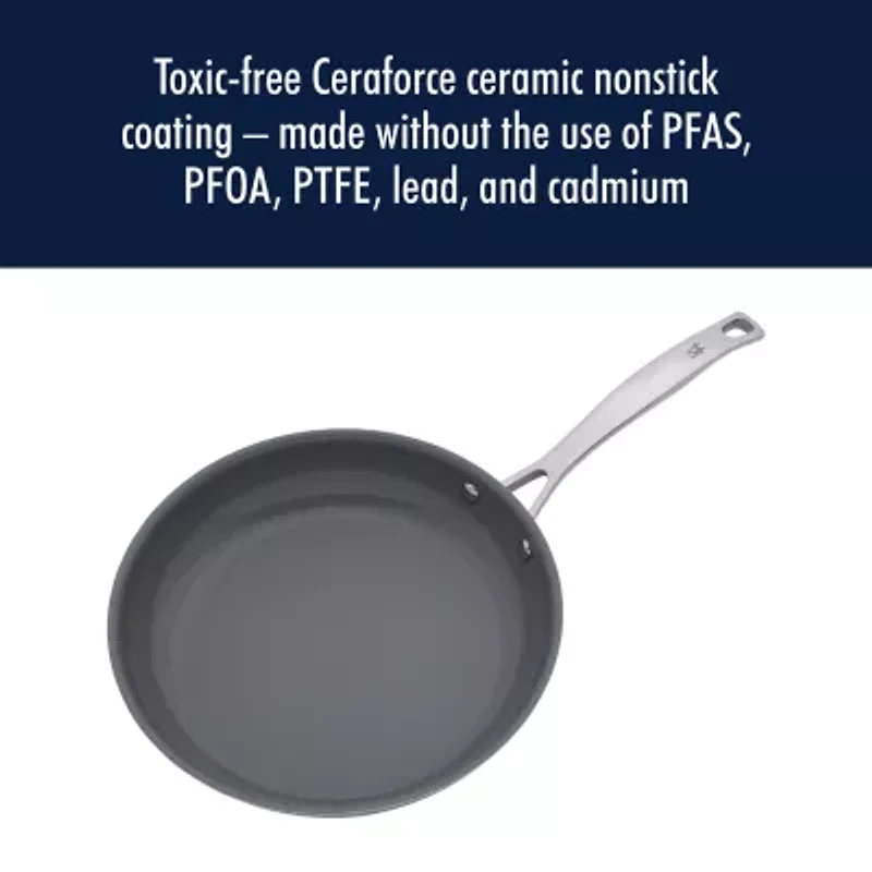 Henckels Stainless Steel 10" Frying Pan with Lid