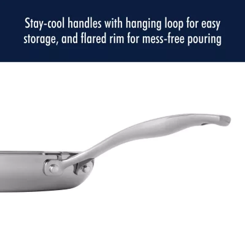 Henckels Stainless Steel 10" Frying Pan with Lid