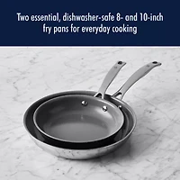 Henckels Stainless Steel 2-pc. Frying Pan Set