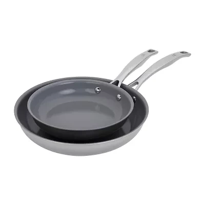Henckels Stainless Steel 2-pc. Frying Pan Set