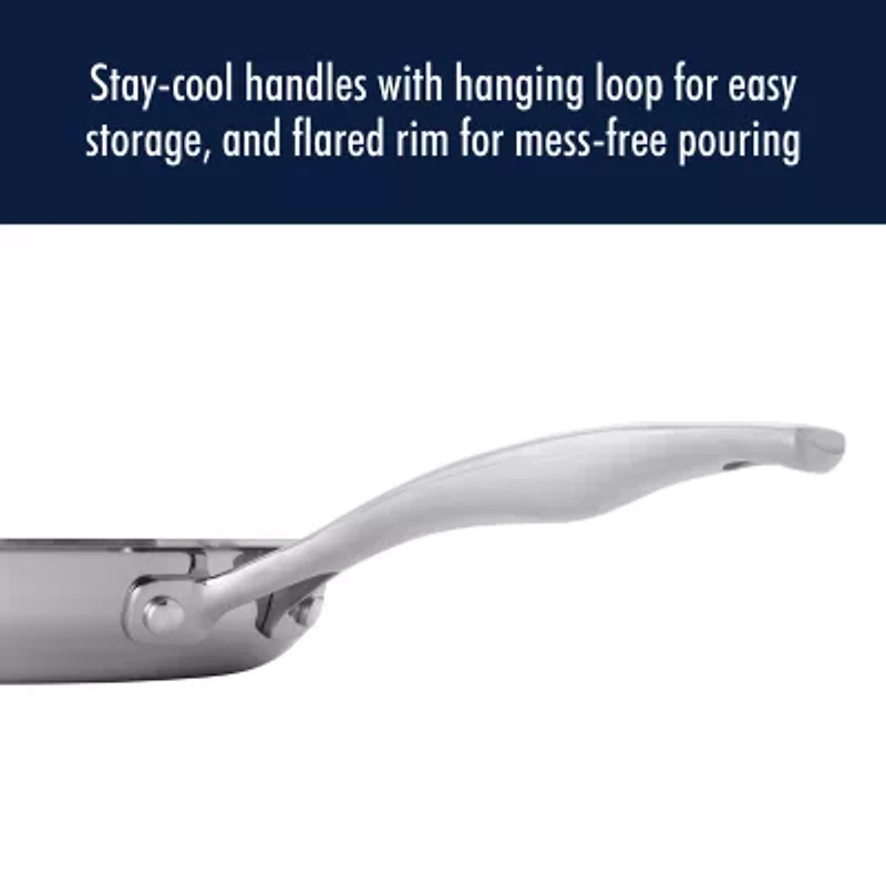 Henckels Stainless Steel 2-pc. Frying Pan Set