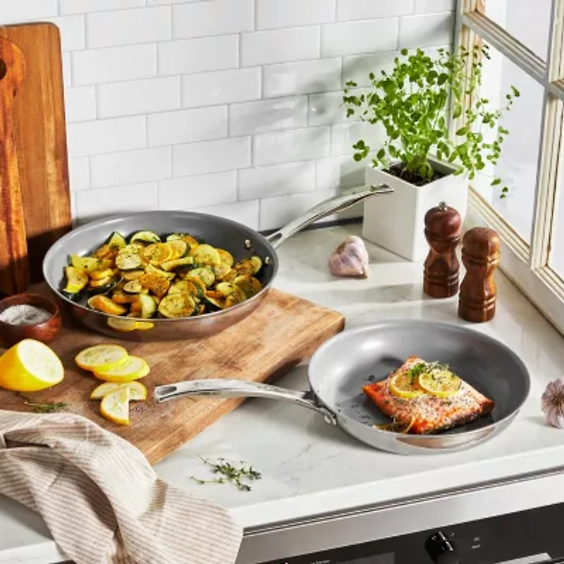Henckels Stainless Steel 2-pc. Frying Pan Set