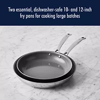 Henckels Stainless Steel 2-pc. Frying Pan Set