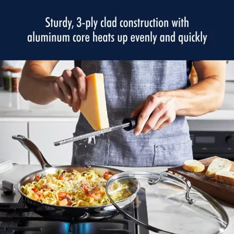 Henckels Stainless Steel 10" Frying Pan with Lid