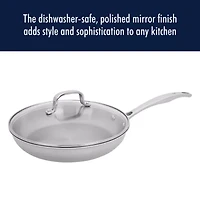 Henckels Stainless Steel 10" Frying Pan with Lid