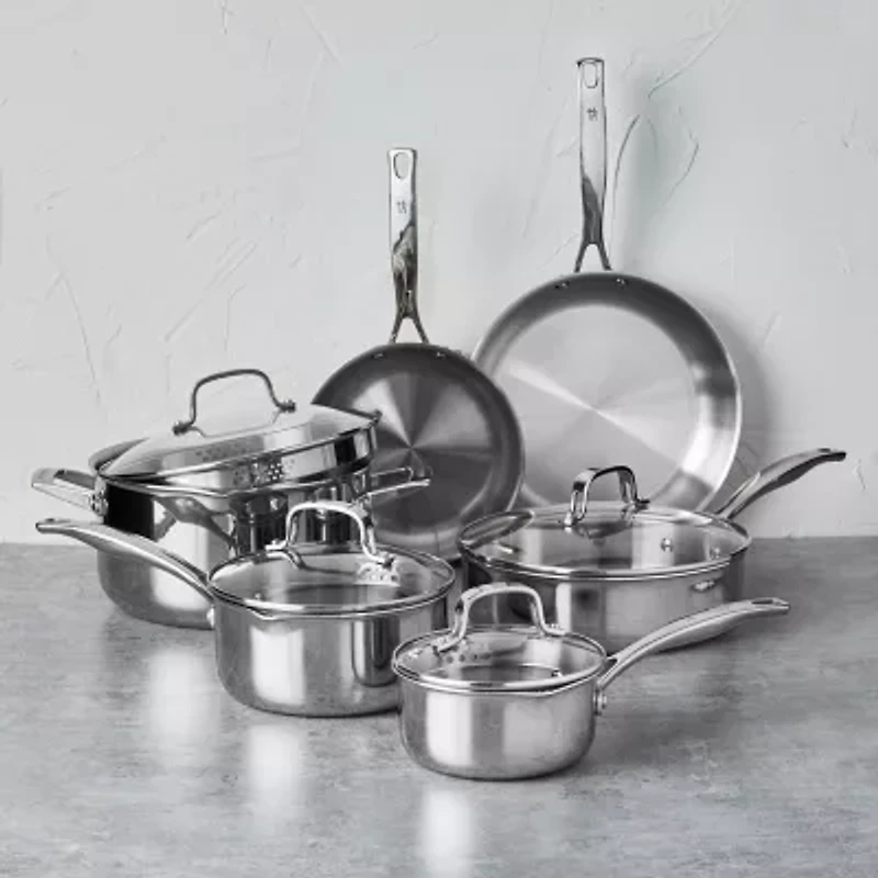 Henckels Stainless Steel 10-pc. Cookware Set