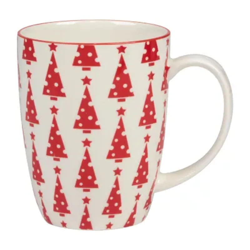 Certified International Peppermint Candy 6-pc. Coffee Mug