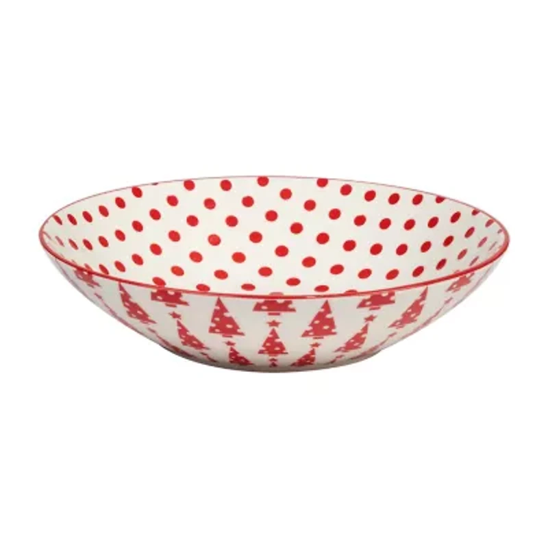Certified International Peppermint Candy 6-pc. Porcelain Soup Bowl
