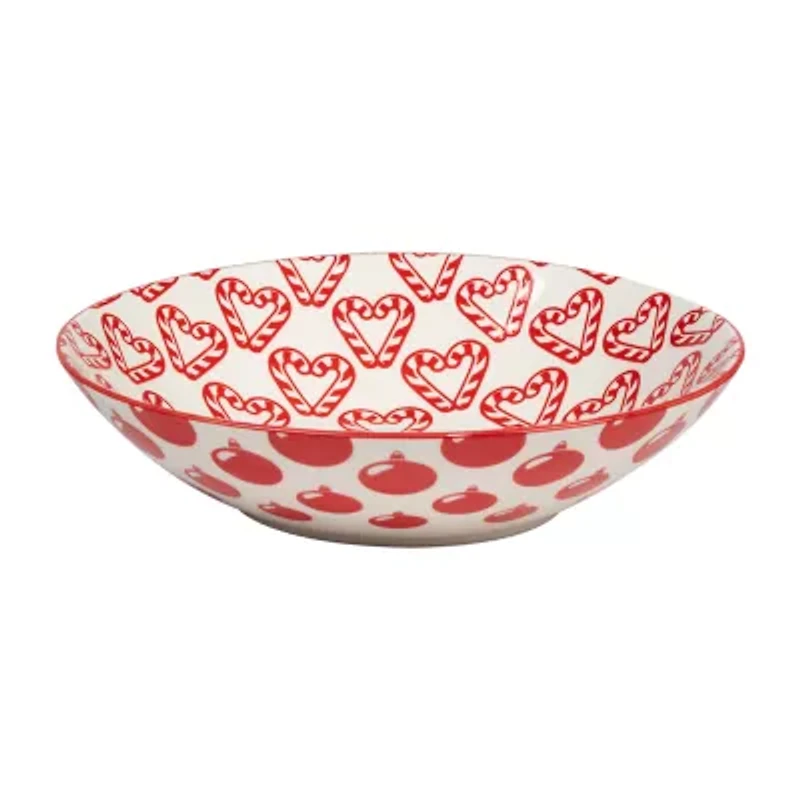 Certified International Peppermint Candy 6-pc. Porcelain Soup Bowl
