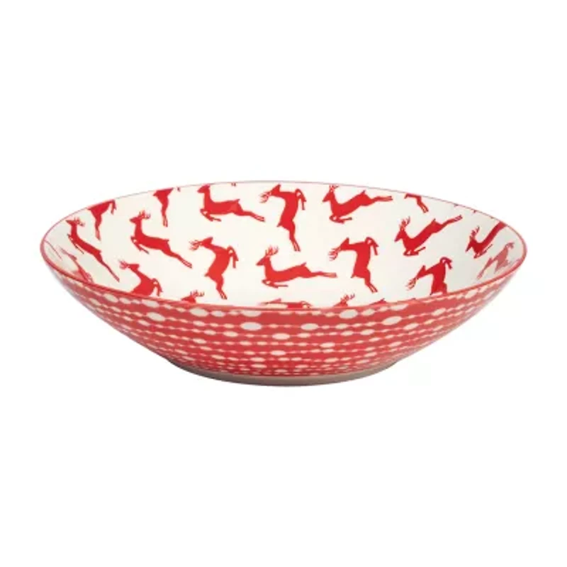 Certified International Peppermint Candy 6-pc. Porcelain Soup Bowl