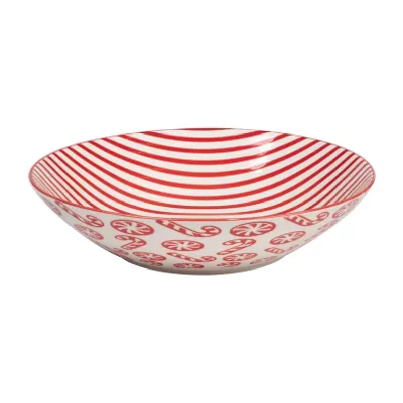 Certified International Peppermint Candy 6-pc. Porcelain Soup Bowl