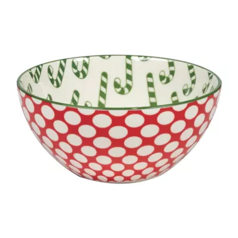 Certified International Winter Medley 6-pc. Porcelain Ice Cream Bowl