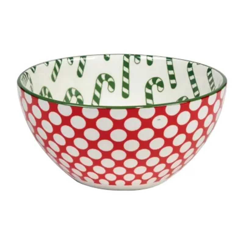 Certified International Winter Medley 6-pc. Porcelain Ice Cream Bowl