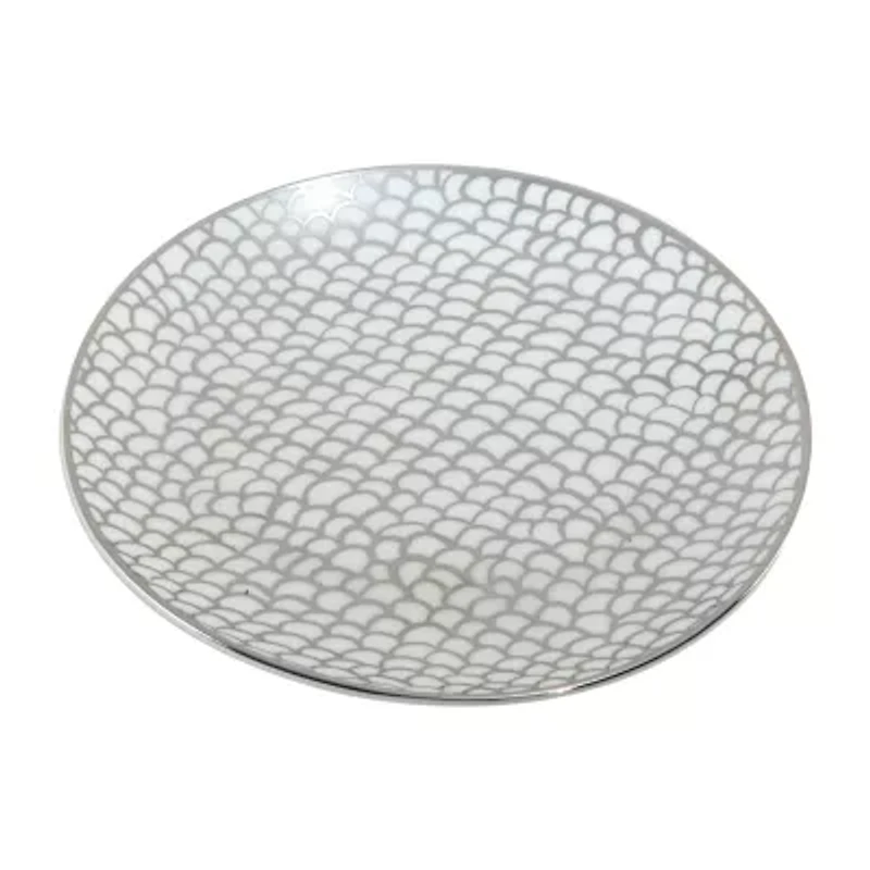 Certified International Mosaic Silver 6-pc. Porcelain Appetizer Plate