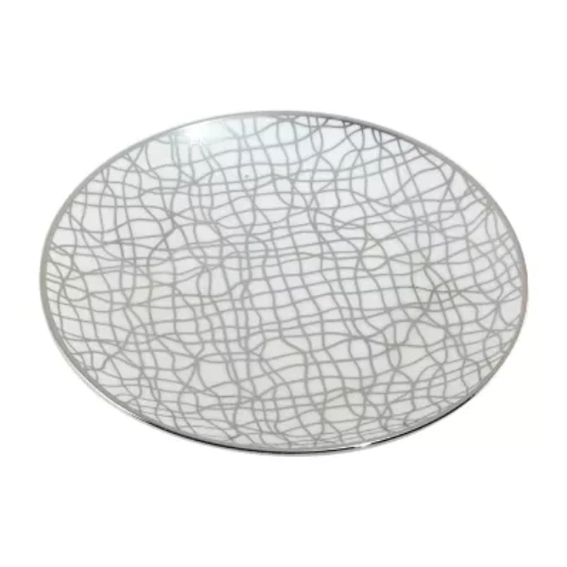 Certified International Mosaic Silver 6-pc. Porcelain Appetizer Plate