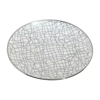 Certified International Mosaic Silver 6-pc. Porcelain Appetizer Plate