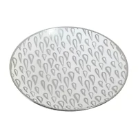 Certified International Mosaic Silver 6-pc. Porcelain Appetizer Plate