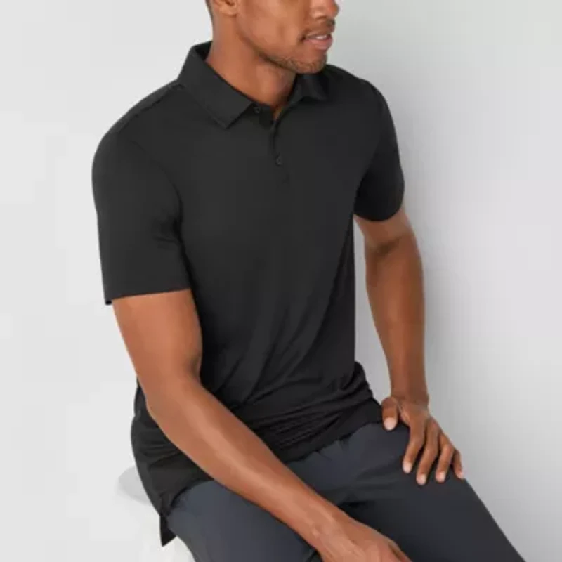 Stylus Mens Regular Fit Short Sleeve Supersoft Essential Polo Shirt