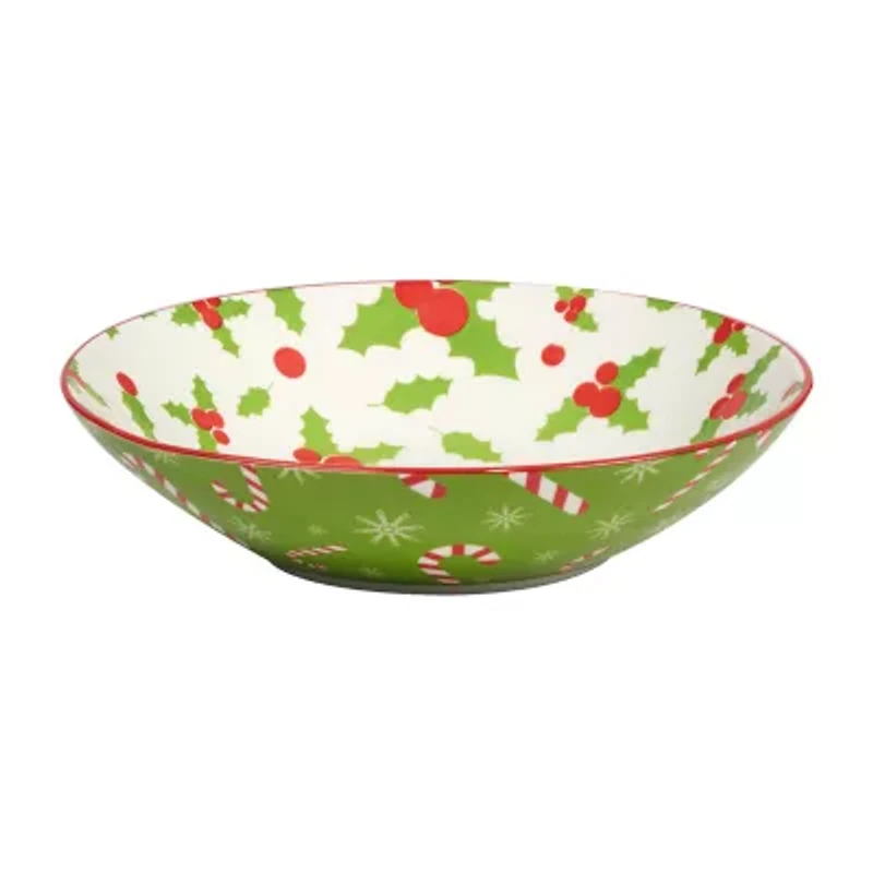 Certified International Holiday Fun 6-pc. Porcelain Soup Bowl
