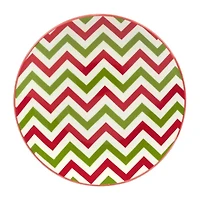 Certified International Holiday Fun 6-pc. Porcelain Appetizer Plate