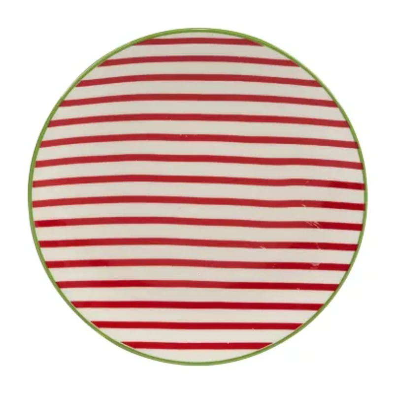 Certified International Holiday Fun 6-pc. Porcelain Appetizer Plate