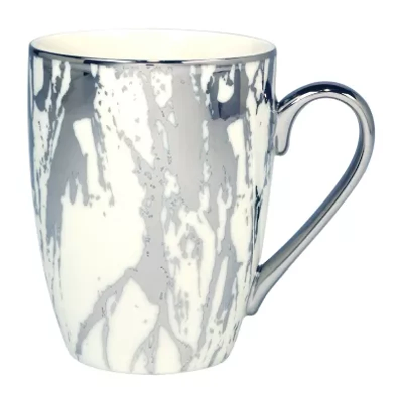 Certified International Matrix Silver 6-pc. Abstract Coffee Mug