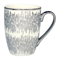 Certified International Matrix Silver 6-pc. Abstract Coffee Mug