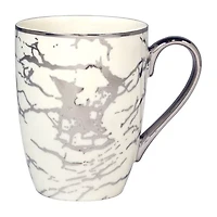 Certified International Matrix Silver 6-pc. Abstract Coffee Mug