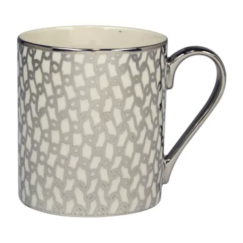 Certified International Mosaic Silver 6-pc. Abstract Coffee Mug