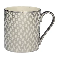 Certified International Mosaic Silver 6-pc. Abstract Coffee Mug