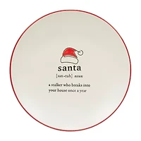 Certified International Christmas Fun 6-pc. Stoneware Dessert Plate