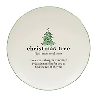 Certified International Christmas Fun 6-pc. Stoneware Dessert Plate