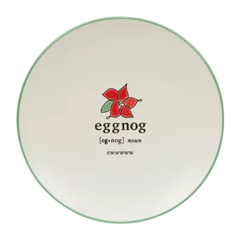 Certified International Christmas Fun 6-pc. Stoneware Dessert Plate