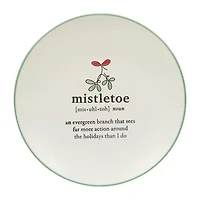 Certified International Christmas Fun 6-pc. Stoneware Dessert Plate