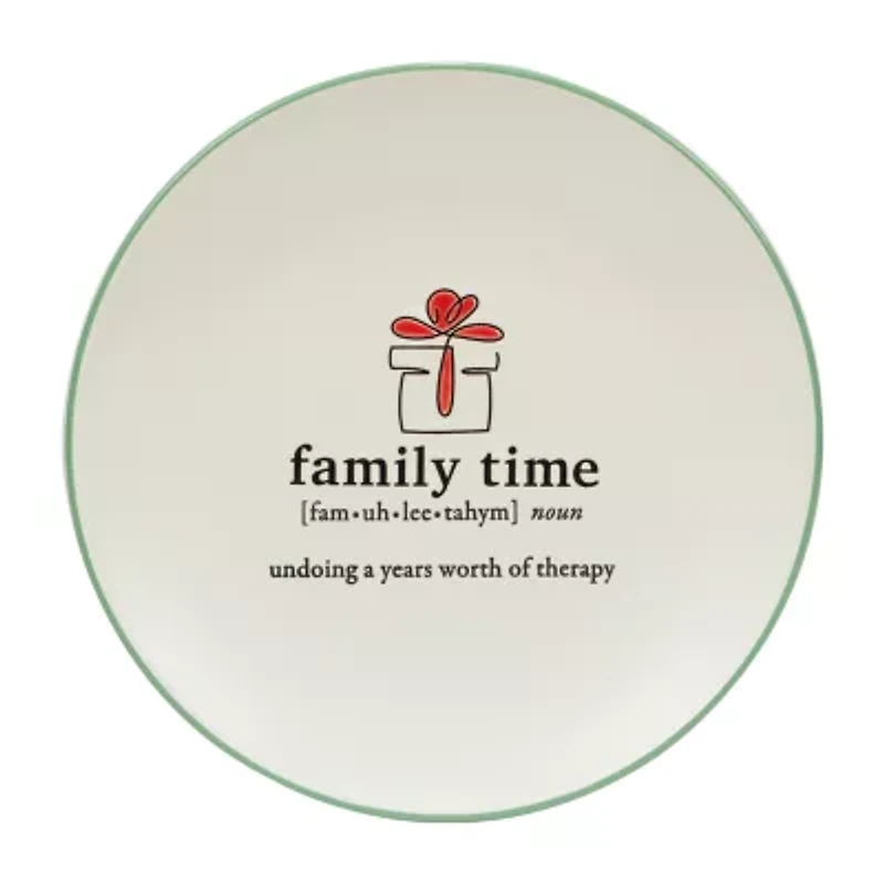 Certified International Christmas Fun 6-pc. Stoneware Dessert Plate