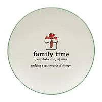 Certified International Christmas Fun 6-pc. Stoneware Dessert Plate