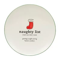 Certified International Christmas Fun 6-pc. Stoneware Dessert Plate