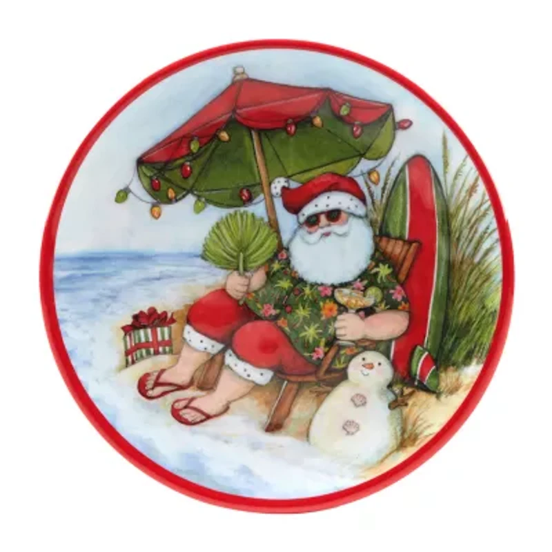 Certified International Santa'S Wish 12-pc. Melamine Dinnerware Set