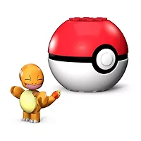 Pokemon Mega Construx - Charmander With Poke Ball Building Set