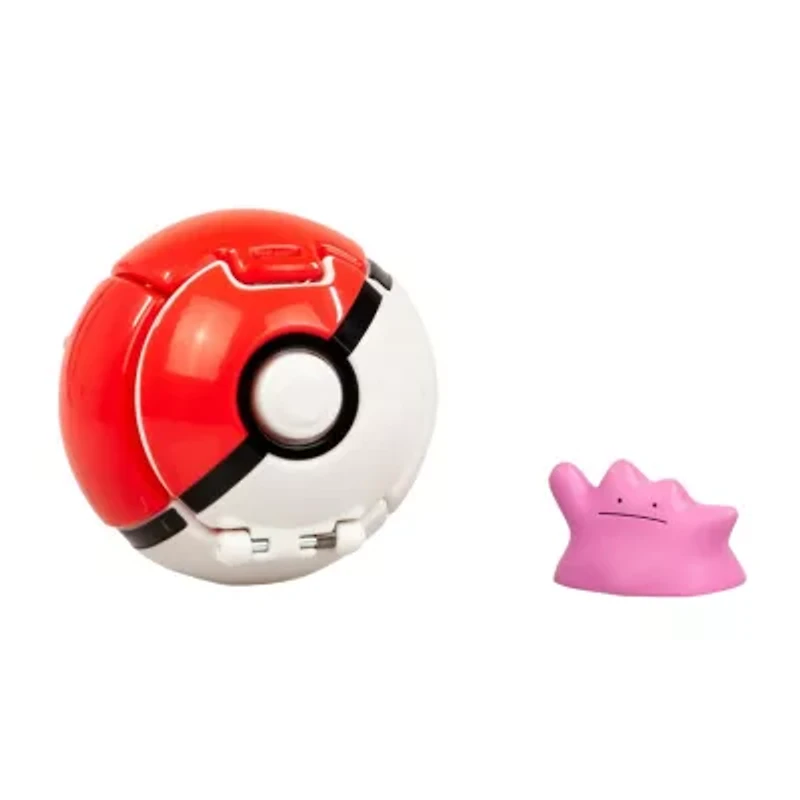 Pokemon Throw N Pop Poke Ball Ditto Figure Toy Playset