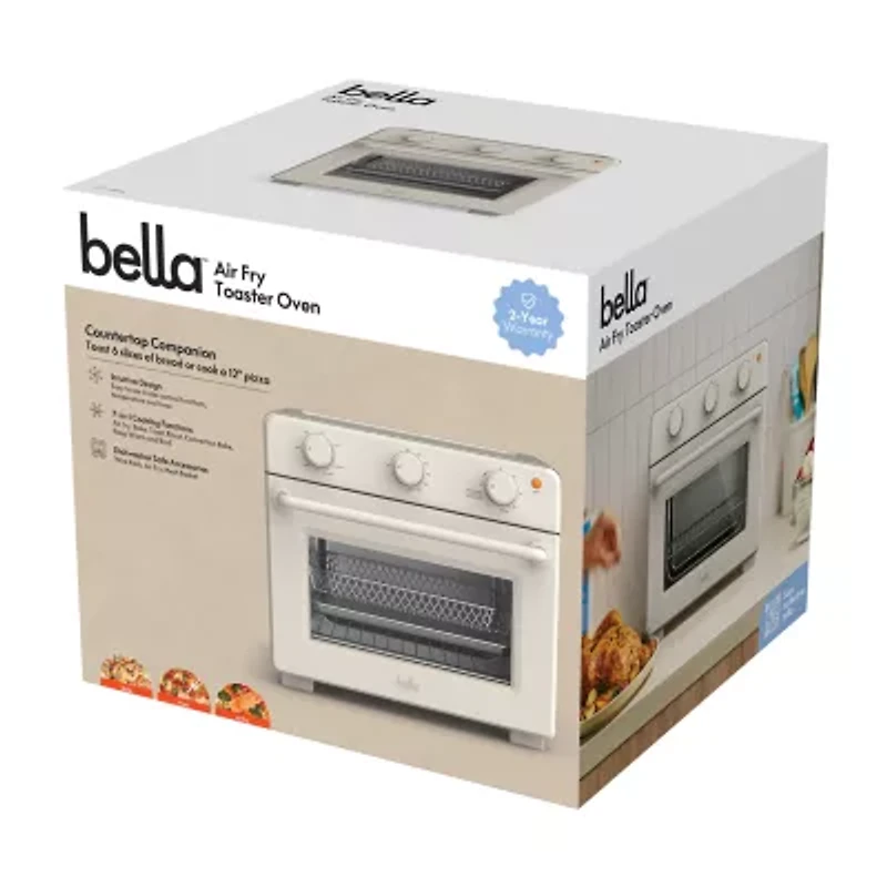 bella 6-Slice Toaster Oven Air Fryer, Fits-anywhere™ kitchenware