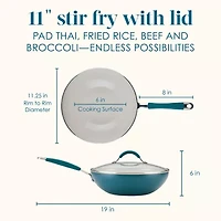 Rachael Ray Cucina Ceramic Non-Stick 11" Stir Fry Pan