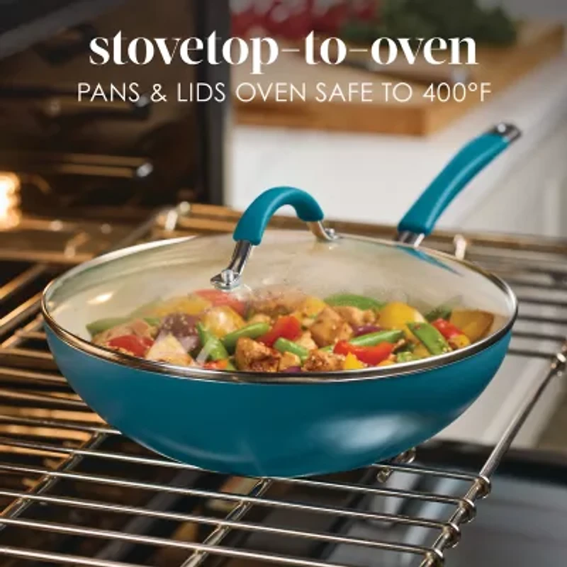 Rachael Ray Cucina Ceramic Non-Stick 11" Stir Fry Pan