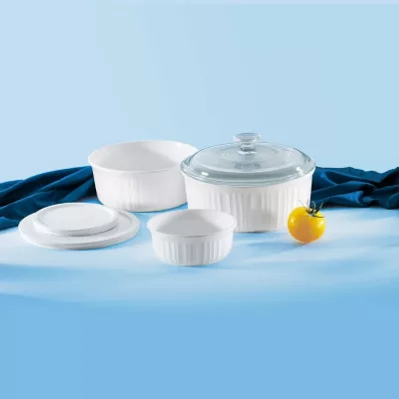 CorningWare French White 6-pc. Bakeware Set