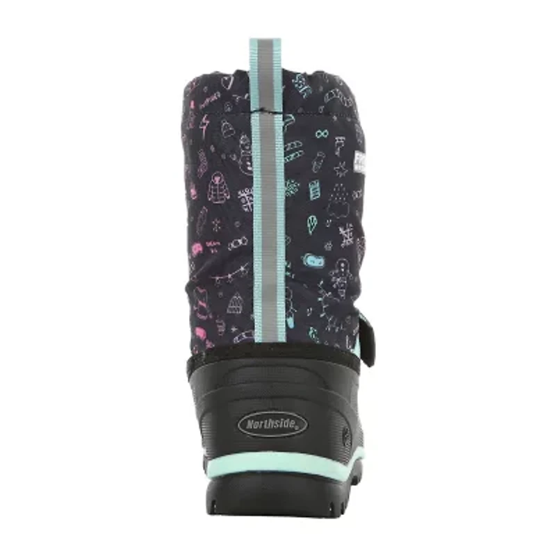 Northside Little & Big Kid Girls Frosty Waterproof Insulated Flat Heel Snow Boots