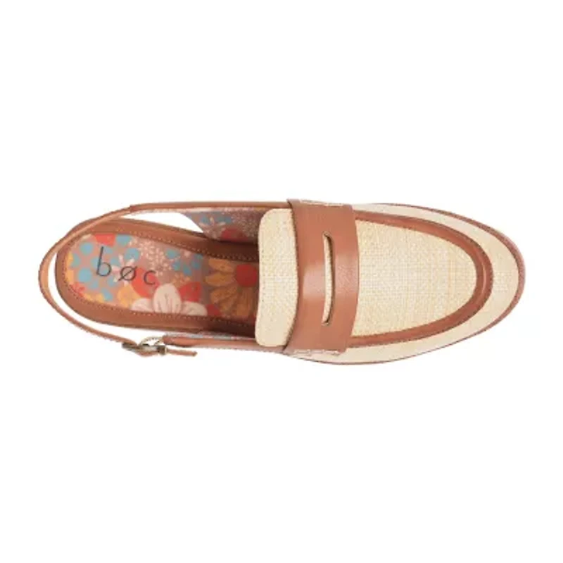 BOC by Born Belle Womens Moc Closed Toe Mules