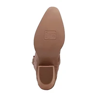 Dingo Womens Love Bug Leather Stacked Heel Cowboy Boots